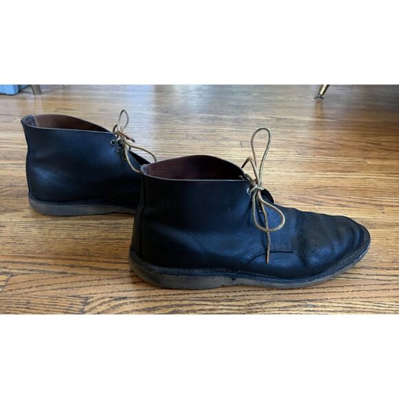 Red Wing Black Chucka Lace Up Boots Shoes Mens Size 11 - Picture 4 of 10